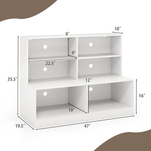 Entryway Shoe Cabinet with 2 Anti-tipping Kits-White view 5