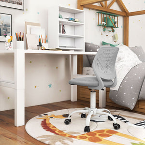 Ergonomic Children Study Chair with Adjustable Height-Gray view 3
