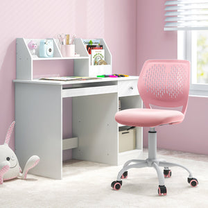 Ergonomic Children Study Chair with Adjustable Height-Light Pink view 2