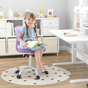 Ergonomic Children Study Chair with Adjustable Height-Purple view 3