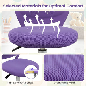 Ergonomic Children Study Chair with Adjustable Height-Purple view 7