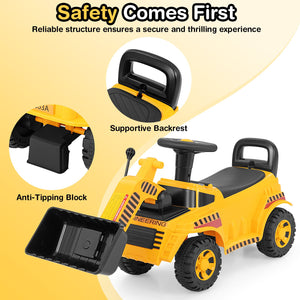 Excavator Digger Toy with Adjustable Bucket-Yellow view 9