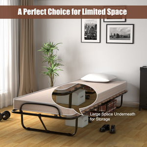 75 x 31.5 Inch Folding Guest Bed with Memory Foam Mattress for Adult view 8