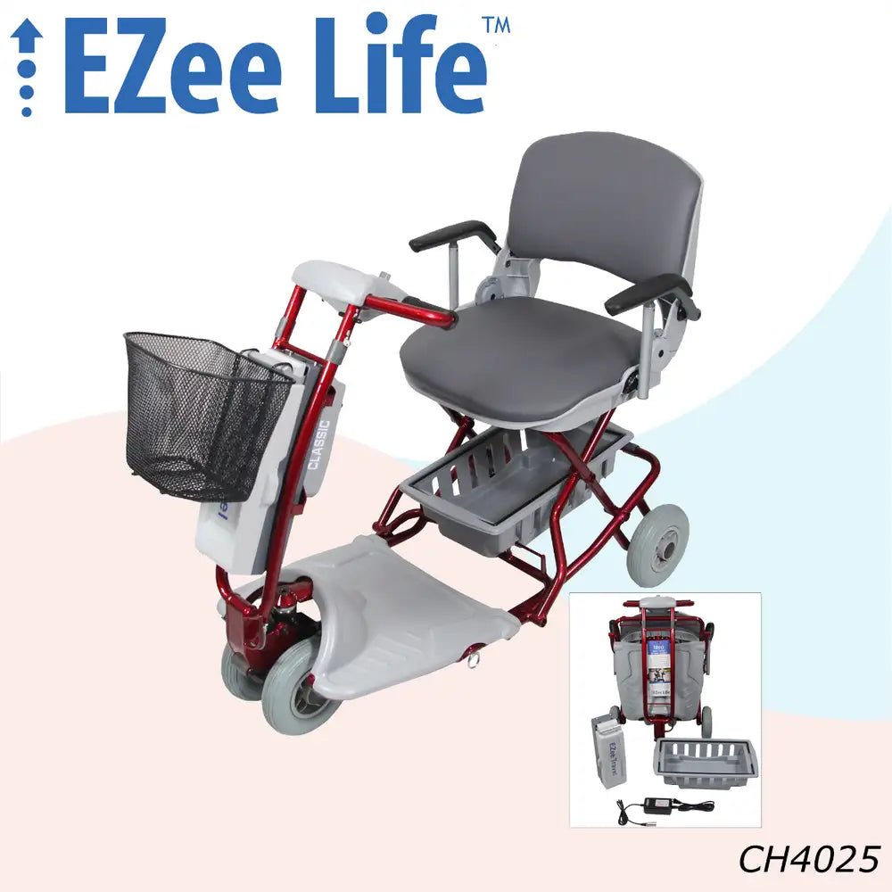 EZee Life Classic Portable Mobility Scooter CH4028, Dual Front-Wheel Drive