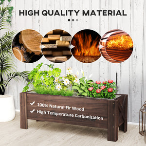3.3 x 1.2 x 1.2 ft Garden Raised Bed Planter Grow Containers for Outdoor Patio Plant Flower Vegetable Pot – view 4