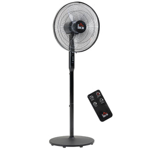 Floor Standing Fan with Remote Control, Oscillating, LED Screen, Stand Up Cooling Fan