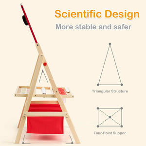 Flip-Over Double-Sided Kids Art Easel view 9
