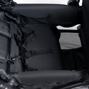 Foldable Lightweight Front Back Seats Double Baby Stroller-Black view 7