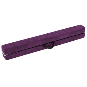 Folding Balance Beam with Solid Wood Base and Anti-slip Bottom-Purple view 4