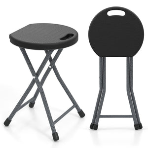 Folding Stool with Built-in Handle for Adults-1 Piece view 3