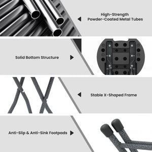 Folding Stool with Built-in Handle for Adults-1 Piece view 5