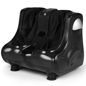 Foot and Calf Massager with Heat Vibration Deep Kneading and Shiatsu-Black view 4