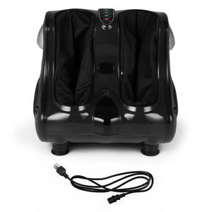 Foot and Calf Massager with Heat Vibration Deep Kneading and Shiatsu-Black view 6
