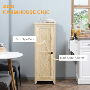 48" Farmhouse Kitchen Pantry Storage Cabinet with Barn Door – view 11