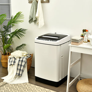 Full-Automatic Washing Machine 1.5 Cubic Feet 11 LBS Washer-White view 6