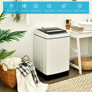 Full-Automatic Washing Machine 1.5 Cubic Feet 11 LBS Washer-White view 7