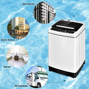 Full-Automatic Washing Machine 1.5 Cubic Feet 11 LBS Washer-White view 8