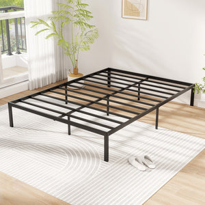 Full/Queen/King Size Metal Bed Frame Heavy Duty Support Slats Mattress Foundation-Full Size view 6
