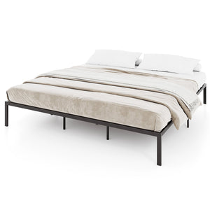 Full/Queen/King Size Metal Bed Frame Heavy Duty Support Slats Mattress Foundation-King Size view 4