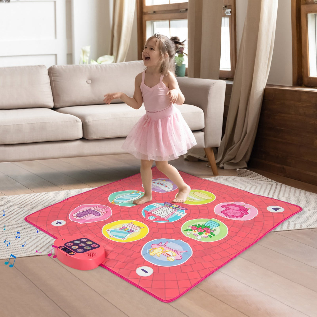 Fun Dance Mat for Kids Dance Pad Game Toy view 2