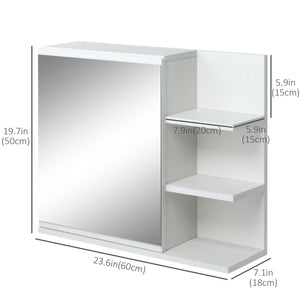 Medicine Cabinet with Mirror, Wall Mounted Bathroom Mirror Cabinet – view 9