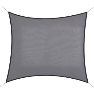 10ft x10ft Square Canopy Sun Sail Shade Garden Cover UV Protector Outdoor Patio Lawn Shelter with Carrying Bag Grey