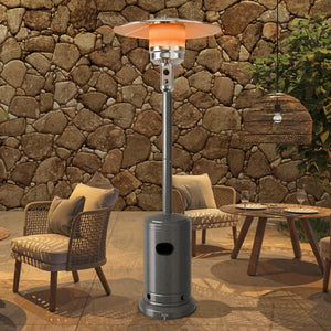 50000BTU Garden Propane Standing LP Gas Steel Accessories Heater-Gray view 3