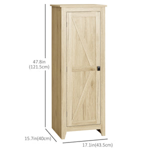 48" Farmhouse Kitchen Pantry Storage Cabinet with Barn Door – view 8