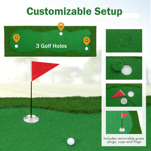 Golf Putting Green with Realistic Artificial Grass Turf-S view 9