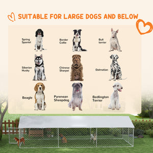 13.1' x 7.5' x 4.9' Outdoor Dog Kennel Dog Run with Waterproof – view 10