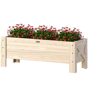 3.3 x 1.2 x 1.2 ft Garden Raised Bed Planter Grow Containers for Outdoor Patio Plant Flower Vegetable Pot – view 8