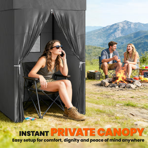 4 x 4 ft Compact Pop Up Canopy Tent, UPF 50+ Changing Room – view 10