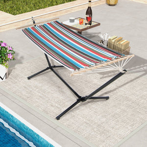 Hammock with Stand and Carrying Case-Multicolor view 2