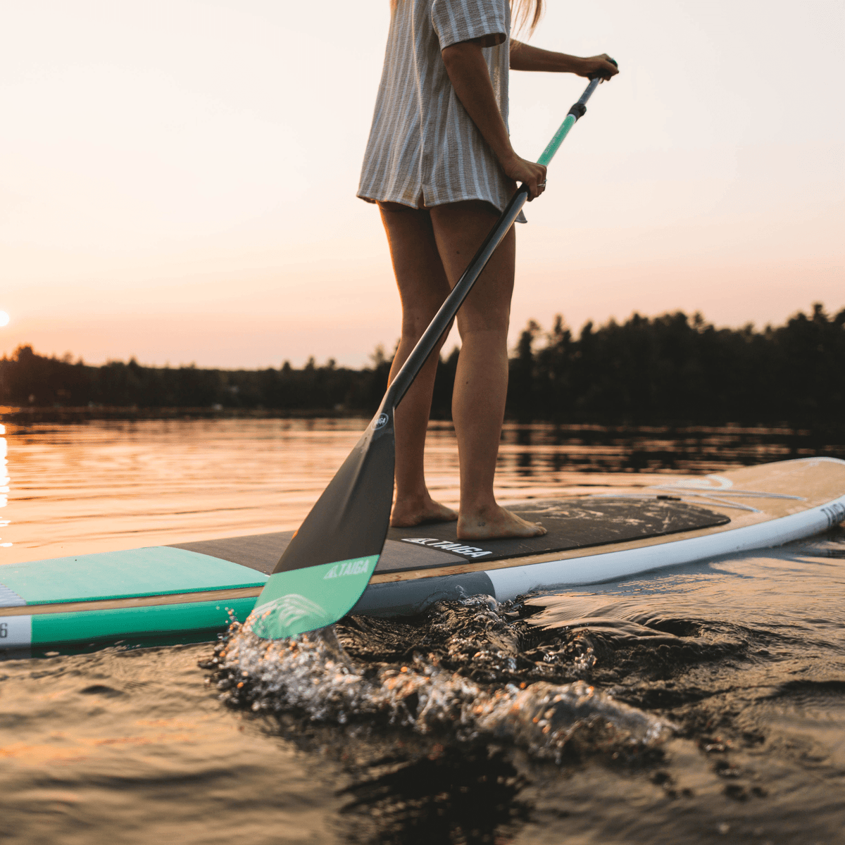 Hybrid Paddle, Adjustable 2 or 3 Pieces, 67-86" SUP Paddle | Taiga Board