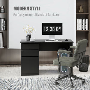 Modern Computer Desk, Home Office Desk for Study, Writing Workstation with Storage Drawer and Cabinet for – view 10