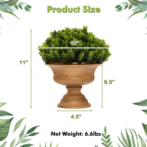 4 Pack Artificial Boxwood Topiary Trees view 4