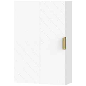 Bathroom Medicine Cabinet, Modern Wall Cabinet with Adjustable Shelves and Single Door for Laundry Room