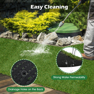 Indoor Outdoor Synthetic Turf Mat with Drainage Holes-XL view 8