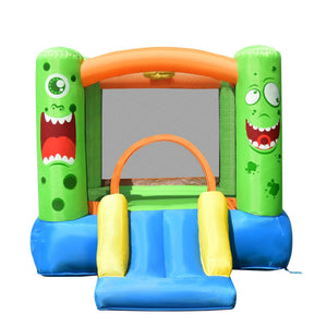 Inflatable Bounce House Jumper Castle Kid's Playhouse with Long Slide view 5