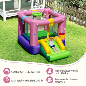 Inflatable Bounce House with 480W Blower and Carrying Bag for Party view 5