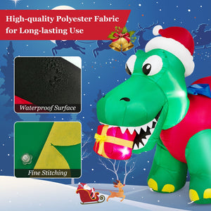 Inflatable Christmas Decoration with LED Lights for Yard view 7