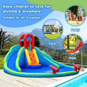 Inflatable Waterslide Bounce House with Upgraded Handrail without Blower view 3