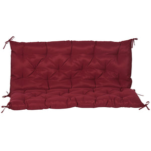 2 Seater Garden Bench Cushion, Soft Thick Outdoor Non-Slip 2 Seater Soft Pad With Backrest for Garden – view 34