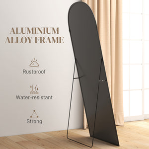 Arched Standing Mirror, 64" x 20" Full Length Mirror, Free Standing or Wall Mounted for Living Room – view 19