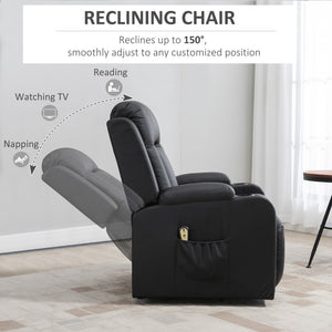 Power Lift Recliner Chair for Elderly, PU Leather Electric Recliner Chair with Footrest, Remote Control – view 3