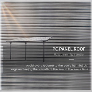 Outdoor Pergola with Adjustable Height, 14ft x 10ft Outdoor Hardtop Pergola Gazebo, Restaurants & Homes – view 6