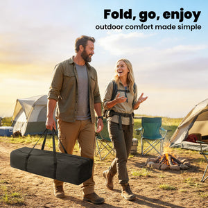 Folding Picnic Table Heavy Duty Camping Table with Removable Plates Non-slip Feet for Outdoor BBQ