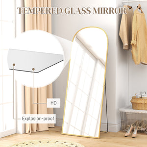 Arched Standing Mirror, 64" x 20" Full Length Mirror, Free Standing or Wall Mounted for Living Room – view 25