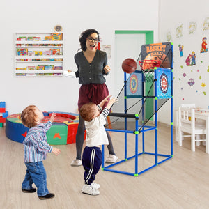 Kids Basketball Arcade Game with Electronic Scoreboard and Sound Effect view 2