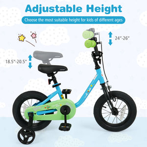 Kids Bike for 3-7 Years Old Boys and Girls 12/14/16-Inch Children Bicycle Blue-12 Inches view 5